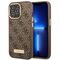 Guess GUHMP14LU4GPRW iPhone 14 Pro 6.1 "brown / brown hard case 4G Logo Plate MagSafe - Apple Cases - Cases - Techbox