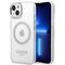 Guess GUHMP14MHTRMS iPhone 14 Plus 6.7" silver/silver hard case Metal Outline Magsafe - Apple Cases - Cases - Techbox