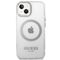 Guess GUHMP14MHTRMS iPhone 14 Plus 6.7" silver/silver hard case Metal Outline Magsafe - Apple Cases - Cases - Techbox