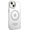 Guess GUHMP14MHTRMS iPhone 14 Plus 6.7" silver/silver hard case Metal Outline Magsafe - Apple Cases - Cases - Techbox