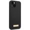 Guess GUHMP14MSBPLK iPhone 14 Plus 6.7" black/black hard case Silicone Logo Plate MagSafe | Techbox