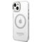 Guess GUHMP14SHTRMS iPhone 14 6.1" silver/silver hard case Metal Outline Magsafe | Techbox