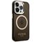 Guess GUHMP14XHTCMK iPhone 14 Pro Max 6.7" black/black hard case Gold Outline Translucent MagSafe - Apple Cases - Cases - Techbox