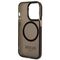 Guess GUHMP14XHTCMK iPhone 14 Pro Max 6.7" black/black hard case Gold Outline Translucent MagSafe - Apple Cases - Cases - Techbox
