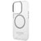 Guess GUHMP14XHTRMS iPhone 14 Pro Max 6.7" silver/silver hard case Metal Outline Magsafe - Apple Cases - Cases - Techbox