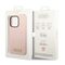 Guess GUHMP14XSBPLP iPhone 14 Pro Max 6.7" pink/pink hard case Silicone Logo Plate MagSafe - Apple Cases - Cases - Techbox