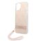 Guess GUOHCP14MH4STP iPhone 14 Plus 6.7 "pink / pink hardcase 4G Print Strap | Techbox