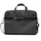 Guess Saffiano 4G Triangle Logo bag for a 16'' laptop - black - Bags & Backpacks - Laptop Accessories - Techbox