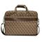 Guess Bag GUCB15P4TW 16 "brown / brown Saffiano 4G Triangle Logo - Bags & Backpacks - Laptop Accessories - Techbox