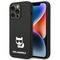 Karl Lagerfeld KLHCP14LSLCTBK iPhone 14 Pro 6.1 "hardcase black / black Silicone Choupette Body | Techbox