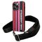 Karl Lagerfeld KLHCP14LSTSTP iPhone 14 Pro 6,1" hardcase różowy/pink Color Stripes Strap - Apple Cases - Cases - Techbox