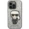 Karl Lagerfeld KLHCP14XGFKPG iPhone 14 Pro Max 6.7 "hardcase silver / silver Glitter Flakes Ikonik | Techbox