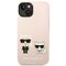 Karl Lagerfeld KLHMP14MSSKCI iPhone 14 Plus 6,7" hardcase jasnorÃ³Å¼owy/light pink Silicone Karl & Choupette Magsafe - Apple Cases - Cases - Techbox