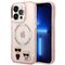 Karl Lagerfeld KLHMP14XHKCP iPhone 14 Pro Max 6.7 "hardcase pink / pink Karl &amp; Choupette Aluminum Magsafe - Apple Cases - Cases - Techbox
