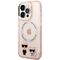 Karl Lagerfeld KLHMP14XHKCP iPhone 14 Pro Max 6.7 "hardcase pink / pink Karl &amp; Choupette Aluminum Magsafe - Apple Cases - Cases - Techbox