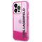 Karl Lagerfeld KLHCP14XLCKVF iPhone 14 Pro Max 6.7 "pink / pink hardcase Liquid Glitter Elong | Techbox
