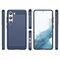 Carbon Case for Samsung Galaxy S23+ flexible silicone carbon cover blue | Techbox