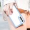 Outer Space Case for Samsung Galaxy S23+ cover with a flexible frame blue | Techbox