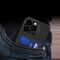 Leather Stand Case case for iPhone 14 Pro cover card wallet with stand black | Techbox