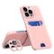 Leather Stand Case for Samsung Galaxy S23 Ultra Cover Card Wallet with Stand Pink | Techbox