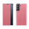 New Sleep Case for Samsung Galaxy S23+ cover with flip stand pink | Techbox