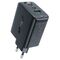 Acefast fast charger GaN (2xUSB-C / USB-A) PPS / PD / QC4+ 65W black (A41) - Travel Chargers - Smartphone Chargers - Techbox