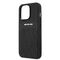 AMG AMHCP13LOSDBK iPhone 13 Pro / 13 6.1" black/black hardcase Leather Curved Lines - Apple Cases - Cases - Techbox