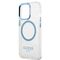 Etui Guess Metal Outline MagSafe na iPhone 13 Pro / iPhone 13 - niebieskie - Uncategorized Cases (2) - Cases - Techbox