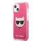 Etui Karl Lagerfeld Choupette Head na iPhone 13 mini - fuksjowy | Techbox