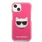 Etui Karl Lagerfeld Choupette Head na iPhone 13 mini - fuksjowy | Techbox