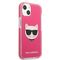 Etui Karl Lagerfeld Choupette Head na iPhone 13 mini - fuksjowy | Techbox