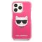 Etui Karl Lagerfeld Choupette Head na iPhone 13 Pro / iPhone 13 - fuksjowy | Techbox