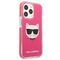 Etui Karl Lagerfeld Choupette Head na iPhone 13 Pro / iPhone 13 - fuksjowy | Techbox