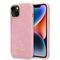 Guess Croco Collection case for iPhone 14 Plus - pink - Apple Cases - Cases - Techbox