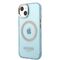 Guess Gold Outline Translucent MagSafe case for iPhone 13 - blue - Uncategorized Cases (2) - Cases - Techbox