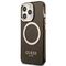 Guess Gold Outline Translucent MagSafe Case for iPhone 13 Pro / iPhone 13 - Black | Techbox