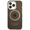 Guess Gold Outline Translucent MagSafe Case for iPhone 13 Pro / iPhone 13 - Black | Techbox