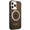 Guess Gold Outline Translucent MagSafe Case for iPhone 13 Pro / iPhone 13 - Black | Techbox