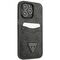Guess GUHCP13LP4TPK iPhone 13 Pro / 13 6.1" black/black hardcase 4G Triangle Logo Cardslot | Techbox