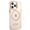 Guess GUHMP13LHTCMP iPhone 13 Pro / 13 6.1" pink/pink hard case Gold Outline Translucent MagSafe | Techbox