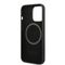 Guess GUHMP13LSPLK iPhone 13 Pro / 13 6.1" black/black hard case Silicone Logo Plate MagSafe | Techbox