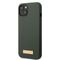 Guess GUHMP13MSBPLA iPhone 13 6.1" green/khaki hard case Silicone Logo Plate MagSafe - Apple Cases - Cases - Techbox