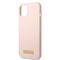 Guess GUHMP13MSBPLP iPhone 13 6.1" pink/pink hard case Silicone Logo Plate MagSafe - Apple Cases - Cases - Techbox