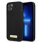 Guess GUHMP13MSPLK iPhone 13 6.1" black/black hard case Silicone Logo Plate MagSafe - Apple Cases - Cases - Techbox