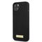 Guess GUHMP13MSPLK iPhone 13 6.1" black/black hard case Silicone Logo Plate MagSafe - Apple Cases - Cases - Techbox