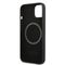 Guess GUHMP13MSPLK iPhone 13 6.1" black/black hard case Silicone Logo Plate MagSafe - Apple Cases - Cases - Techbox