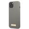 Guess GUHMP13SSPLG iPhone 13 mini 5.4" grey/grey hard case Silicone Logo Plate MagSafe - Apple Cases - Cases - Techbox