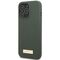 Guess GUHMP13XSPLA iPhone 13 Pro Max 6.7" green/khaki hard case Silicone Logo Plate MagSafe - Apple Cases - Cases - Techbox
