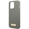Guess GUHMP13XSPLG iPhone 13 Pro Max 6.7" grey/grey hard case Silicone Logo Plate MagSafe | Techbox