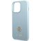 Guess Saffiano 4G Small Metal Logo Case for iPhone 13 Pro / 13 - Blue - Apple Cases - Cases - Techbox